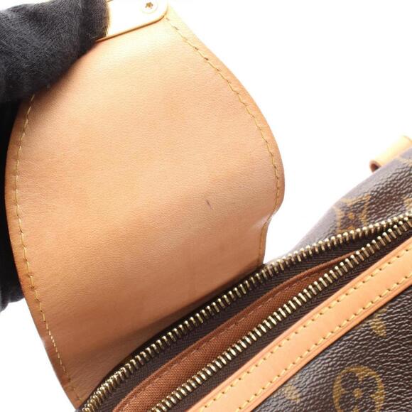 LOUIS VUITTON Brown Monogram Leather Shoulder Bag - Picture 6 of 9